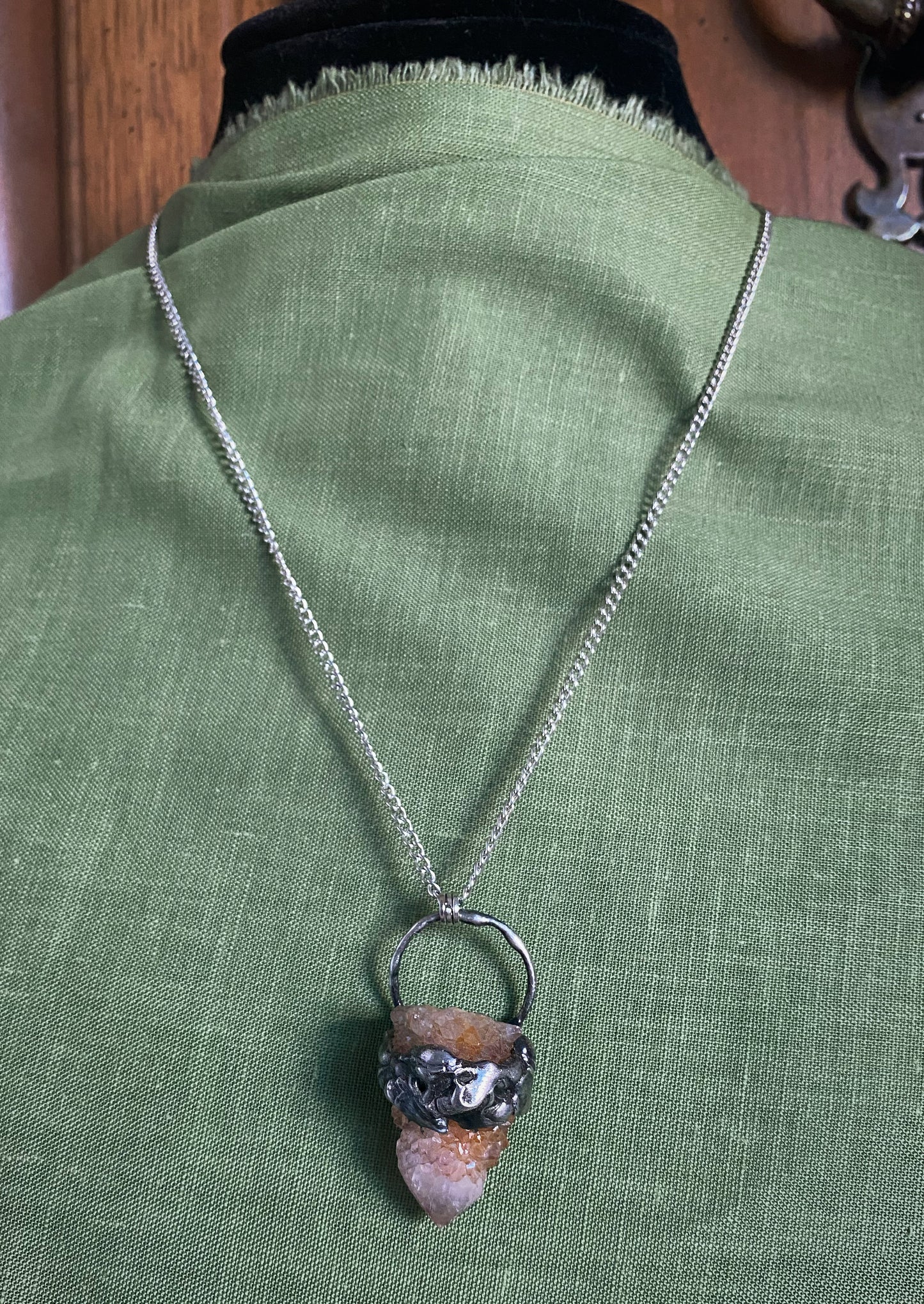 Rustic Spirit Quartz Pendant