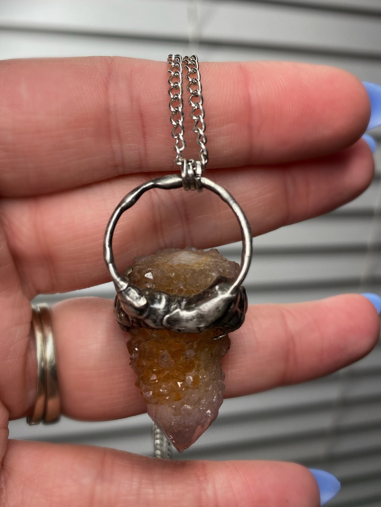 Rustic Spirit Quartz Pendant