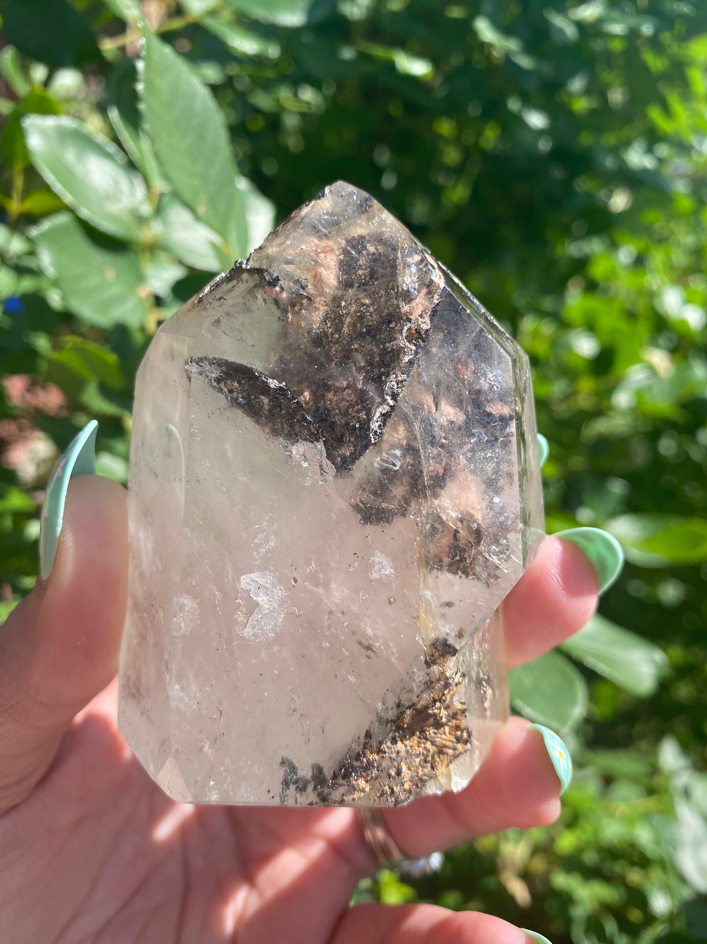 Polished Smoky Quartz Point