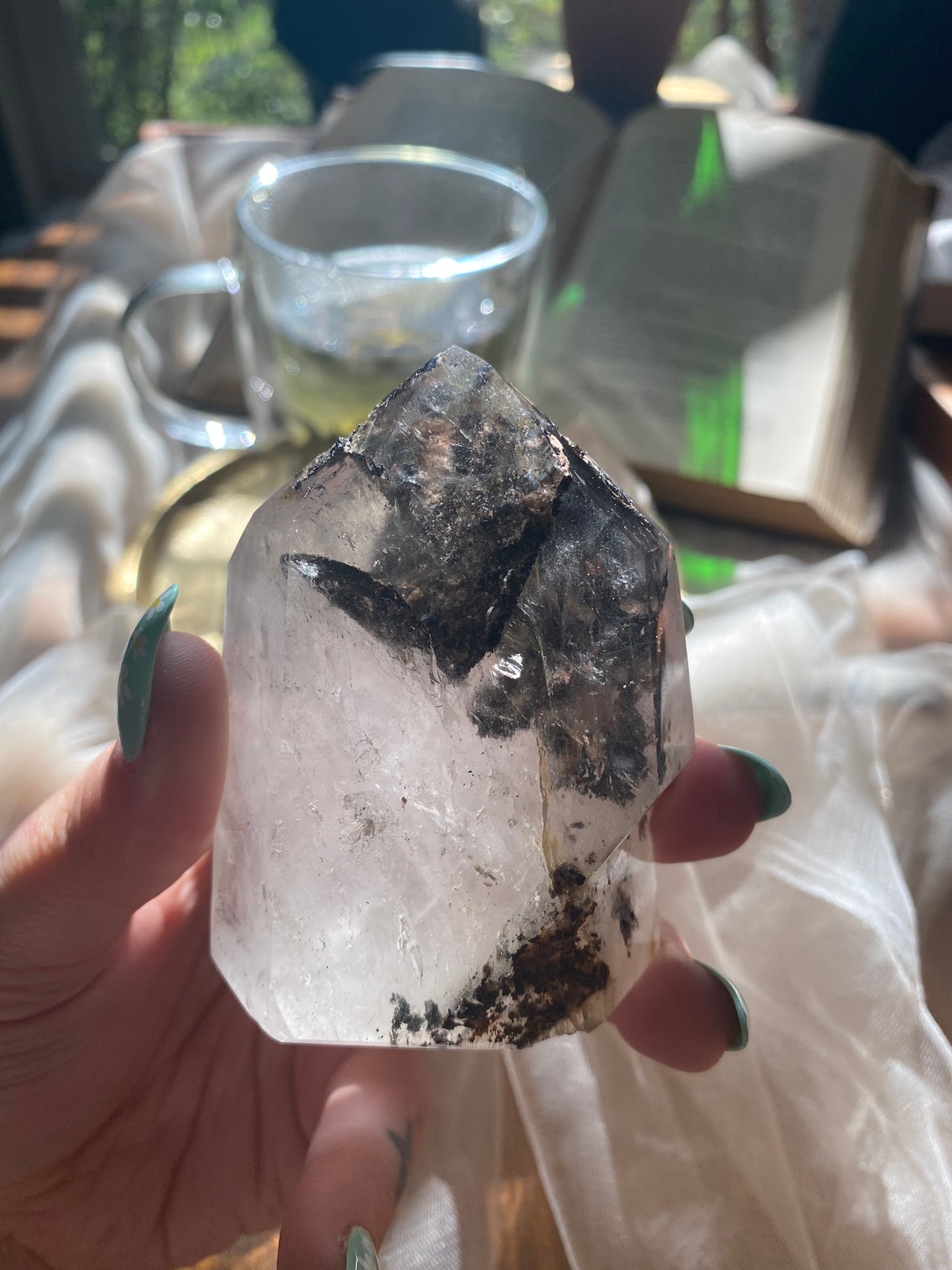 Polished Smoky Quartz Point