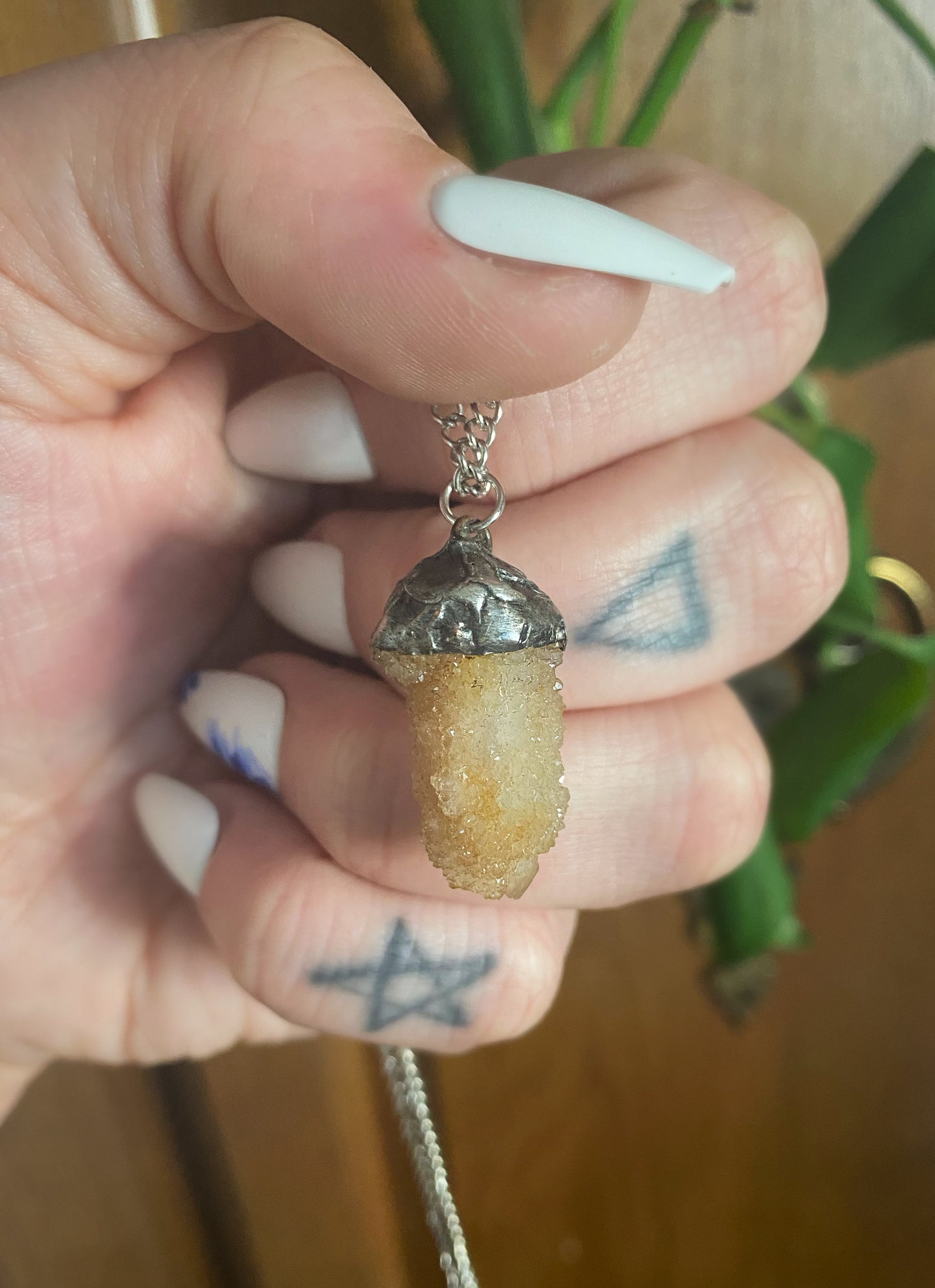 Minimalist Spirit Quartz Pendant