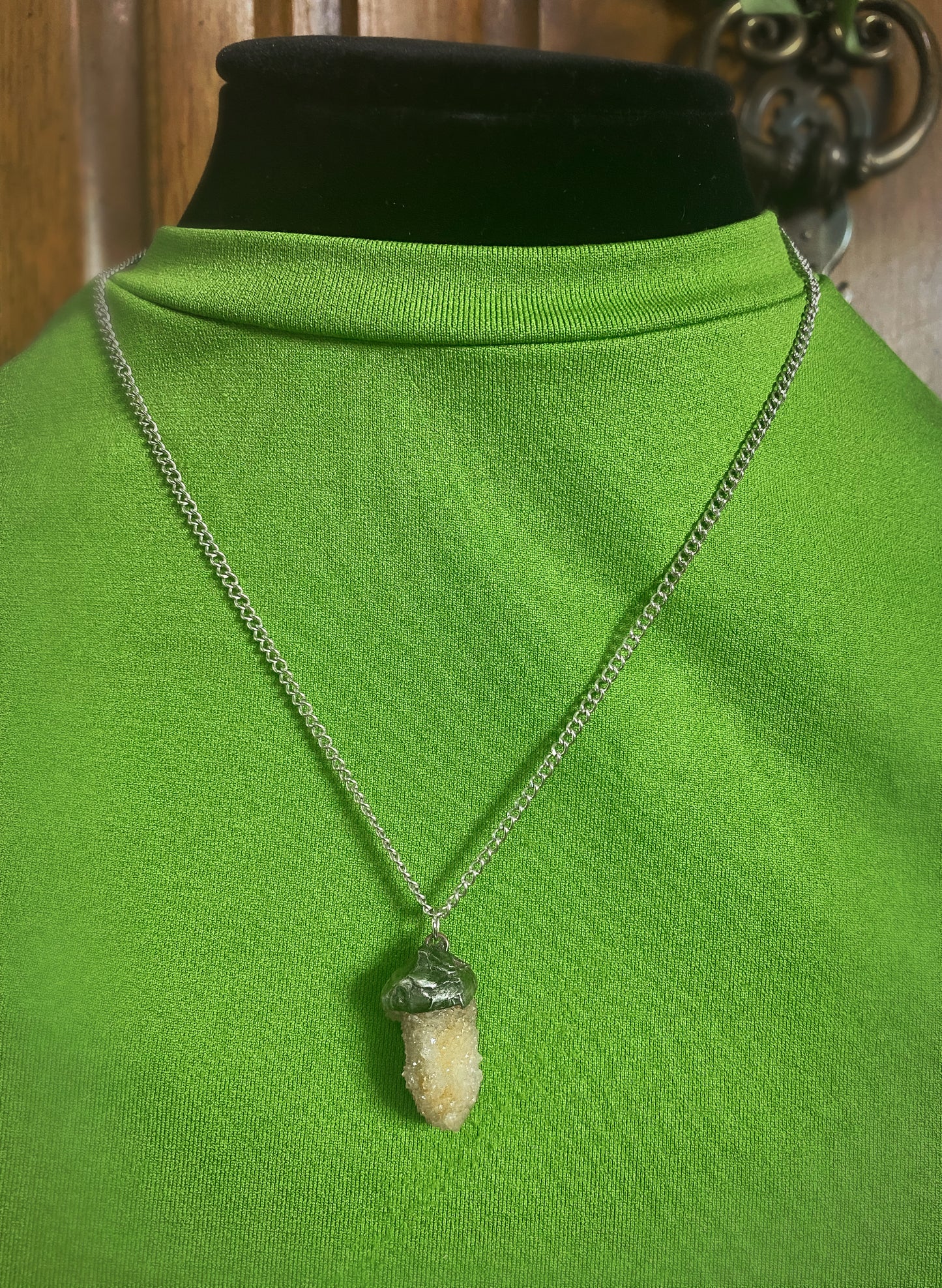 Minimalist Spirit Quartz Pendant